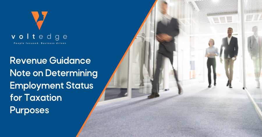 You are currently viewing Revenue Guidance Note on Determining Employment Status for Taxation Purposes